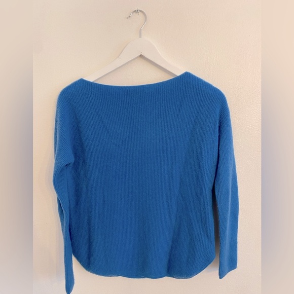 Vince Ribbed Boat Neck Sweater 100% Cashmere - Picture 8 of 12